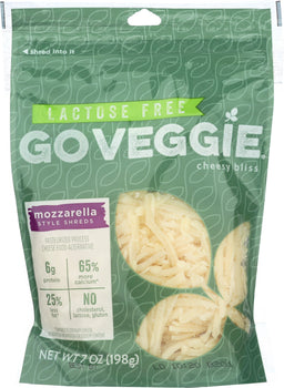 GO VEGGIE: Mozzarela Style Shred, 7 oz