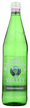 MOUNTAIN VALLEY: Sparkling Water Blackberry Pomegranate, 750 ml