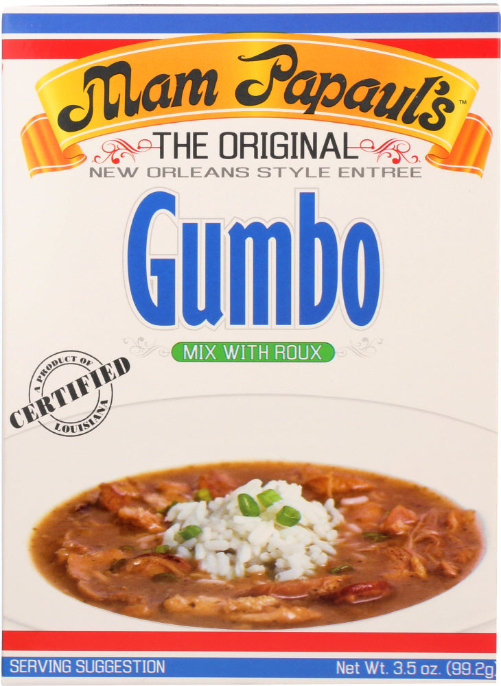 MAM PAPAULS: Gumbo Mix with Roux, 3.5 oz