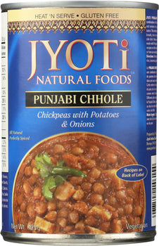 JYOTI: Punjabi Chhole Hot & Spicy Chickpeas, 15 oz