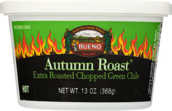 BUENO: Autumn Roast Hot Green Chile, 13 oz