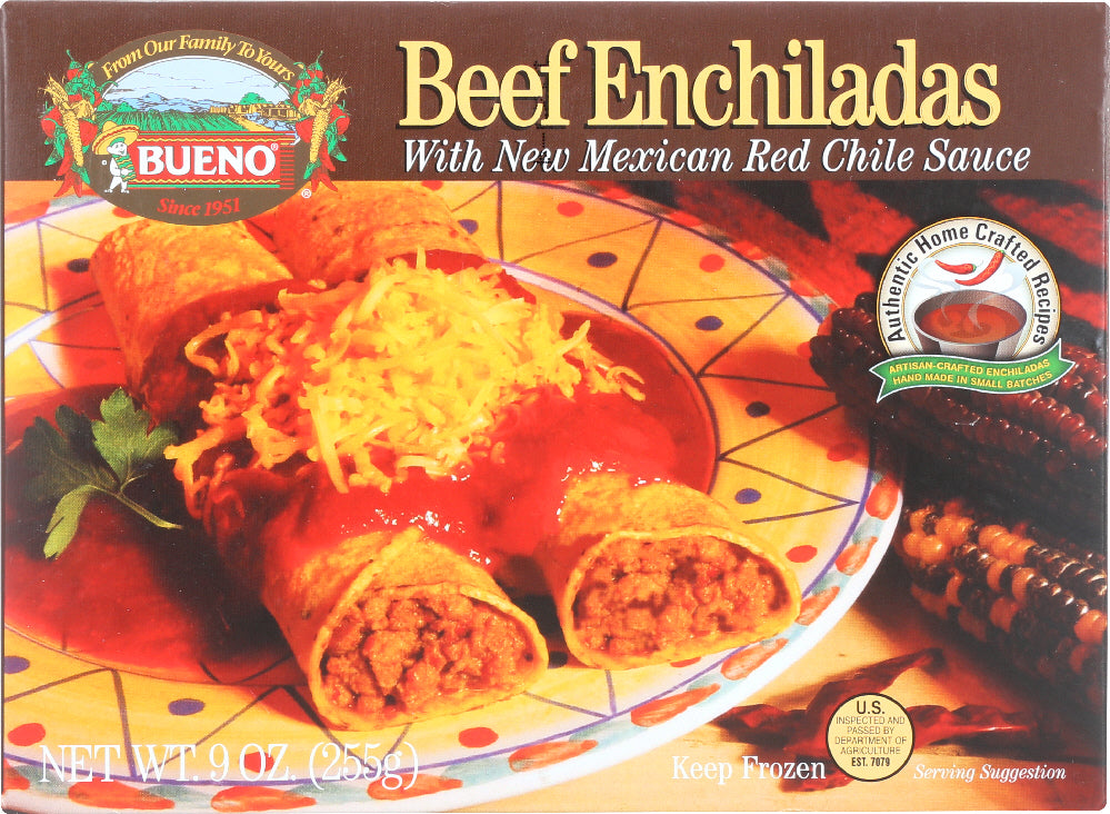 BUENO: Red Chile Beef Enchiladas, 9 oz