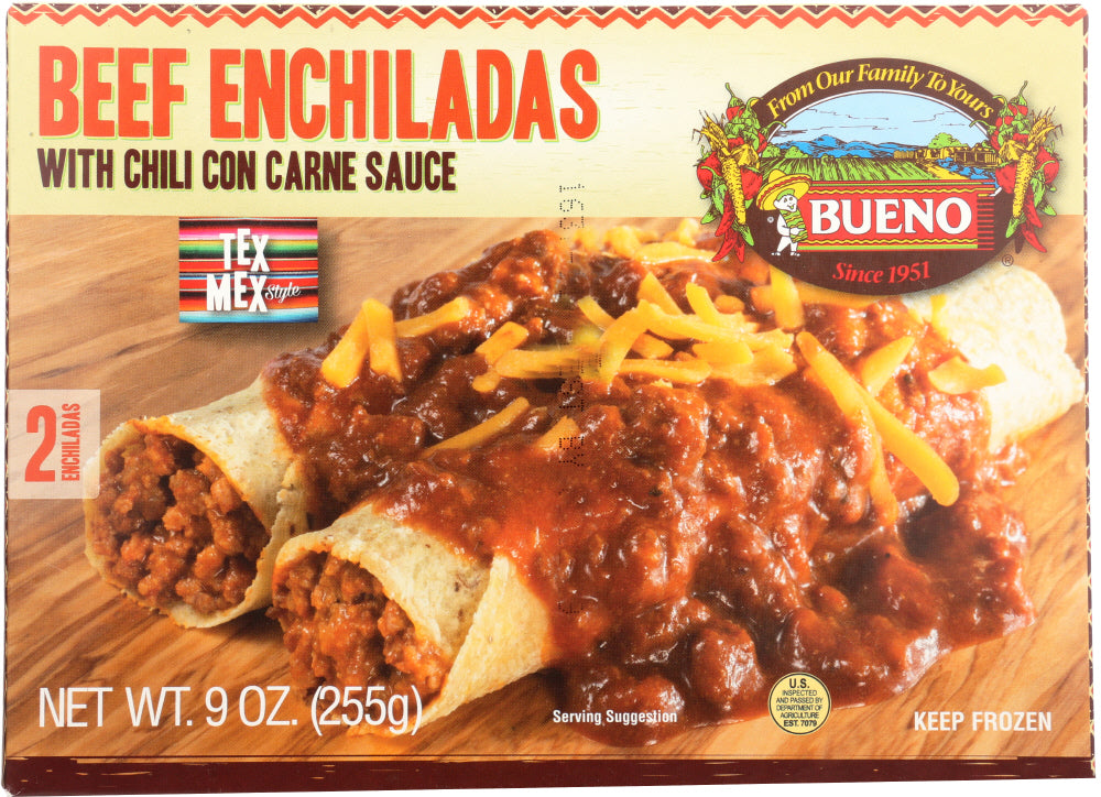 BUENO: Beef Enchiladas TexMex, 9 oz