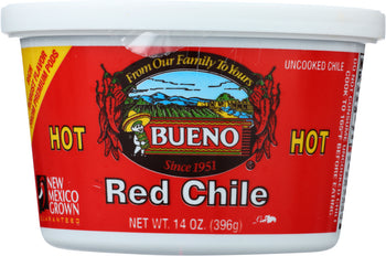 BUENO: Red Chile Hot Puree, 14 oz