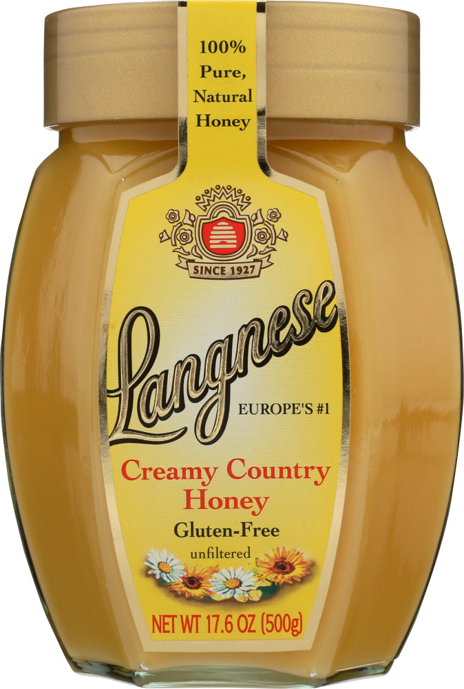 LANGNESE: Honey Country Creamy, 17.75 oz