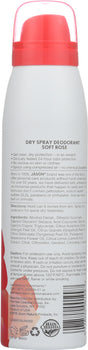 JASON: Deodorant Spray Soft Rose, 3.8 oz