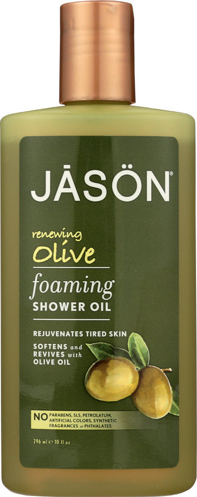 JASON: Shower Oil Olive, 10 oz