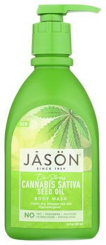 JASON: De-Stress Cannabis Sativa Seed Oil Body Wash, 30 fl oz