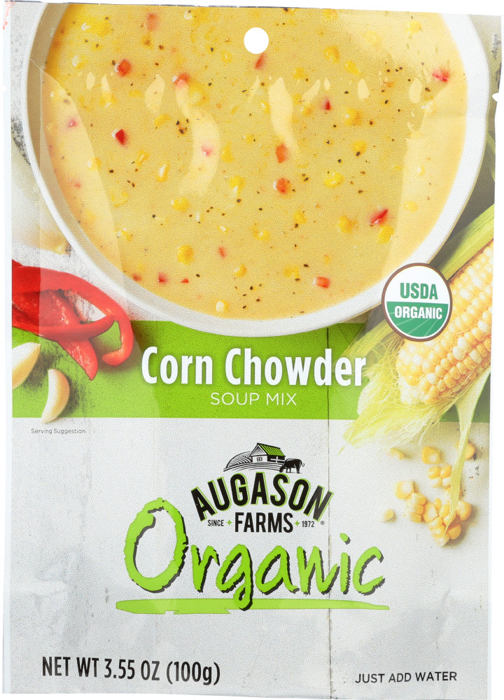 AUGASON FARMS: Soup Corn Chowder Org, 3.55 oz