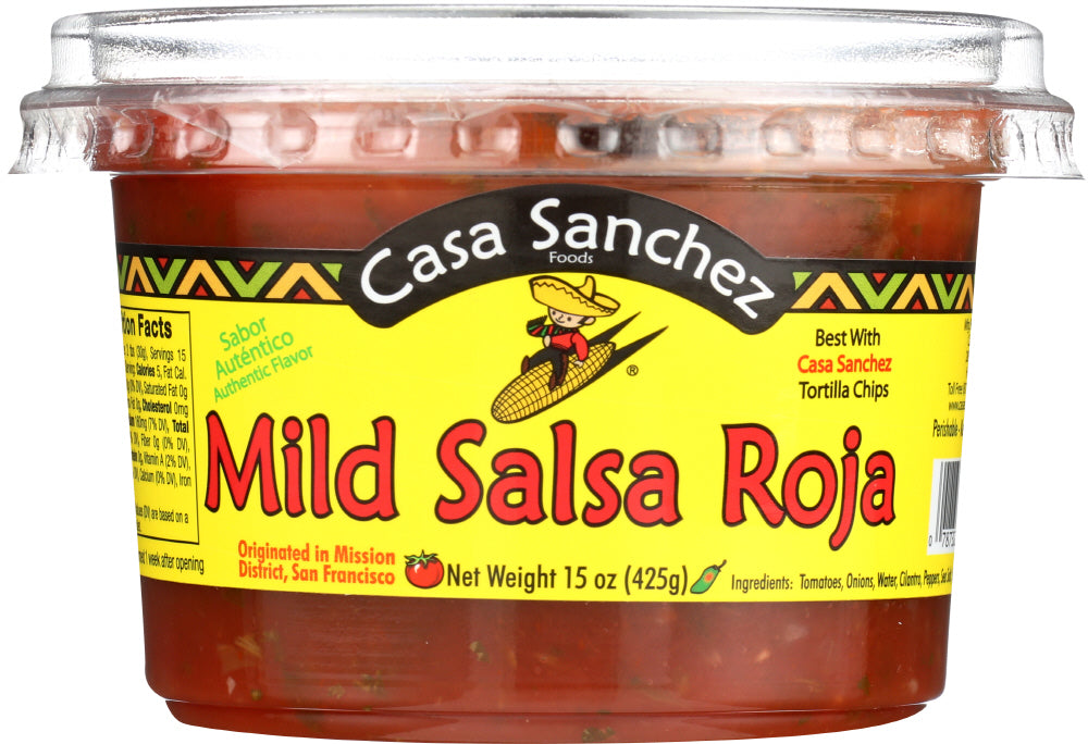 CASA SANCHEZ FOODS: Mild Salsa Roja, 15 oz