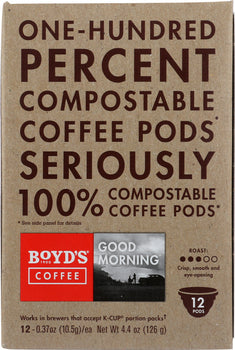 BOYDS: Good Morning Single Serve Pods, 12 cups