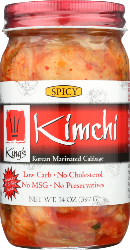 KINGS GOURMET: Spicy Kimchi, 15 oz