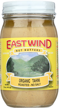 EAST WIND: Nut Butter Organic Tahini, 16 oz