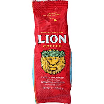 LION COFFEE: Coffee Vanilla Macadamia, 1.75 oz