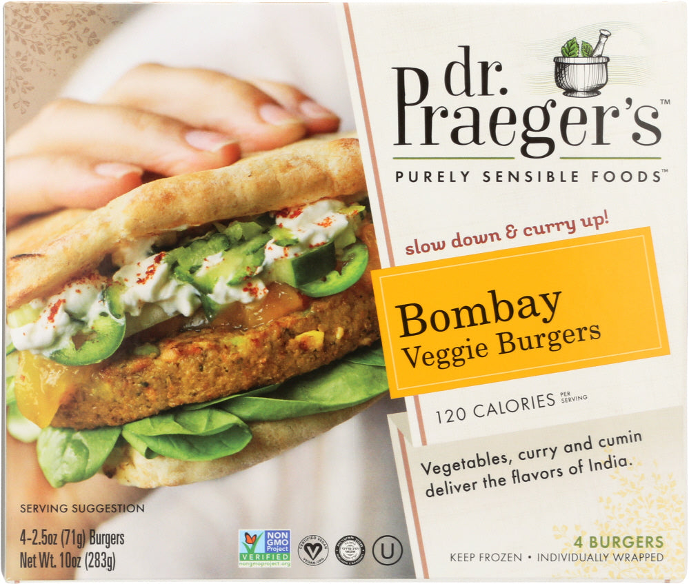 DR PRAEGER: Bombay Veggie Burgers, 10 oz