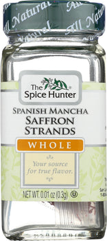 THE SPICE HUNTER: Spanish Mancha Saffron Strands Whole, 0.01 oz