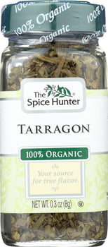 THE SPICE HUNTER: 100% Organic Tarragon, 0.3 oz