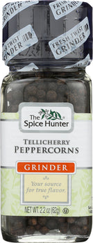 SPICE HUNTER: Tellicherry Peppercorns Grinder, 2.2 oz