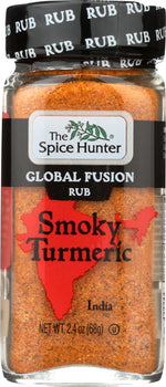 SPICE HUNTER: Global Fusion Rub Smokey Turmeric, 2.4 oz