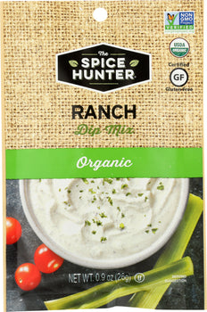 THE SPICE HUNTER: Organic Dip Mix Ranch, 0.9 oz