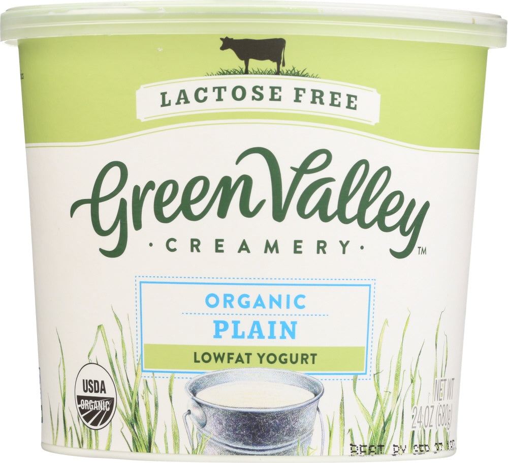 GREEN VALLEY CREAMERY: Organic Plain Lowfat Yogurt, 24 oz