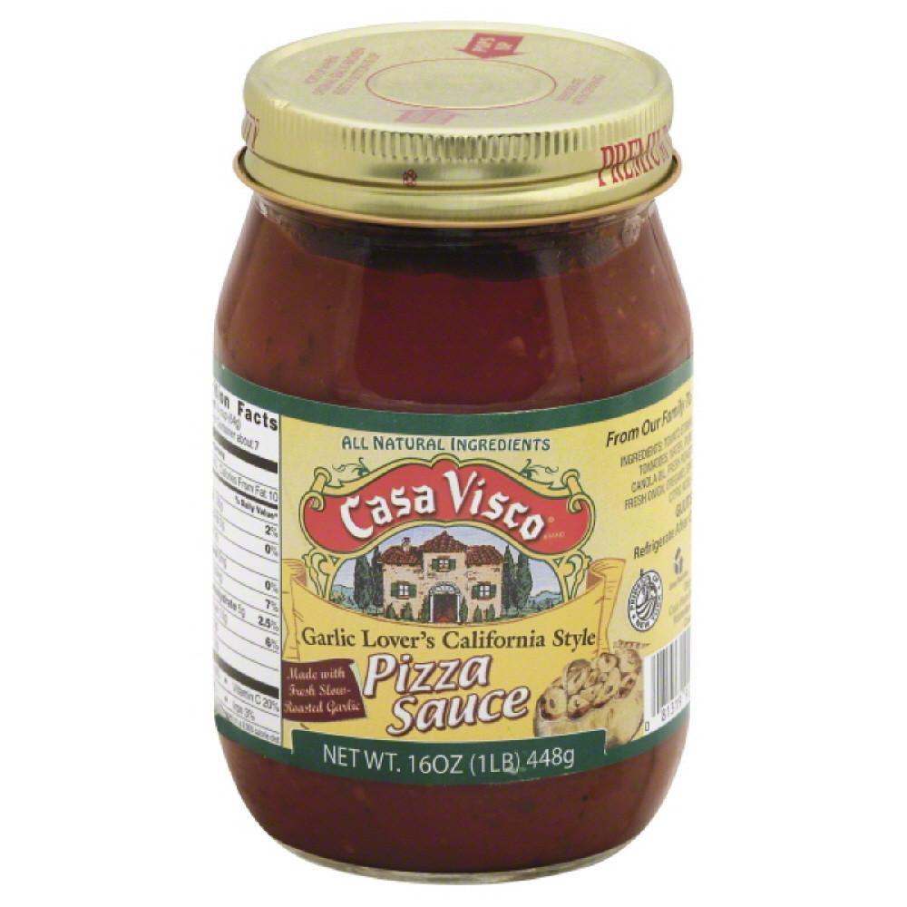 CASA VISCO: California Garlic Pizza Sauce, 16 oz