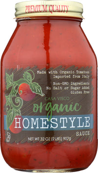 CASA VISCO: Organic Homestyle Pasta Sauce, 32 oz