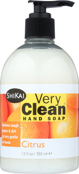 SHIKAI: Very Clean Liquid Hand Soap Citrus, 12 Oz