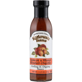 KOZLOWSKI FARMS: Grill Sauce Mango, Apricot and Roasted Chipotle, 13.25 oz