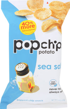 POPCHIPS: Chip Sea Salt, 5 oz