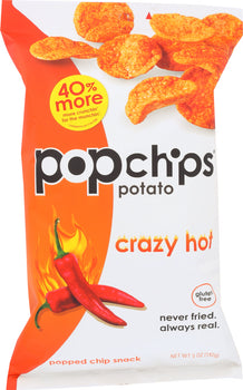 POPCHIPS: Chip Crazy Hot, 5 oz