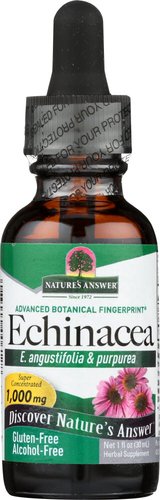 NATURE'S ANSWER: Echinacea Alcohol-Free 1,000 mg, 1 oz