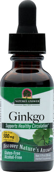 NATURES ANSWER: Ginkgo Biloba Alcohol Free, 1 oz