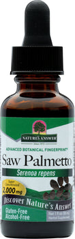 NATURES ANSWER: Saw Palmetto Berries Alcohol Free, 1 oz