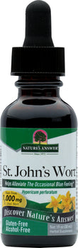 NATURES ANSWER: St Johns Wort Alcohol Free, 1 oz