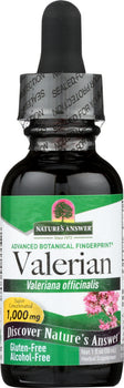 NATURES ANSWER: Valerian Root Alcohol Free 1,000 Mg, 1 oz