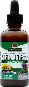 NATURES ANSWER: Milk Thistle Alcohol Free, 2 fo