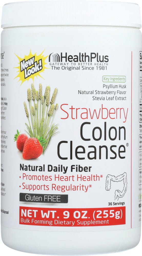 HEALTHPLUS: Strawberry Colon Cleanse, 9 oz