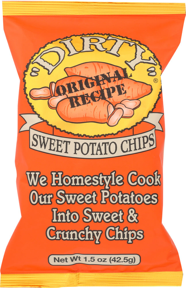 DIRTY POTATO CHIP: Chips Sweet Potato Sea Salted, 1.5 oz