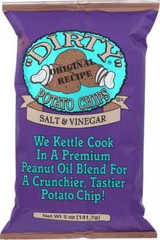 DIRTY POTATO CHIP: Chip Potato Sea Salt & Vinegar, 5 oz