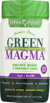 GREEN FOODS: Green Magma Nutritional Supplement, 250 Tablets