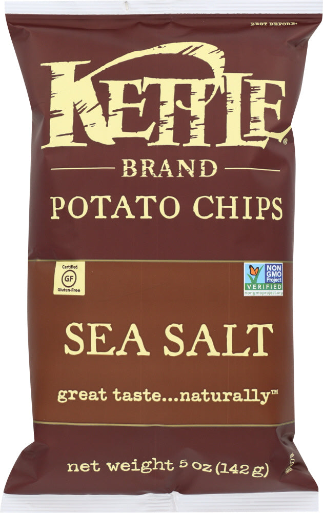 KETTLE BRAND: Potato Chips Sea Salt, 5 oz