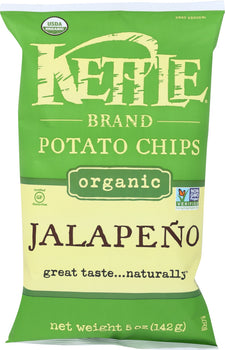 KETTLE BRAND: Organic Potato Chips Jalapeno, 5 oz