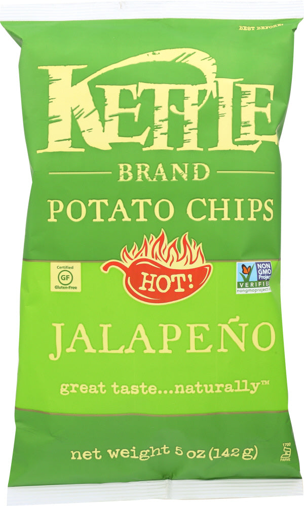 KETTLE FOODS: Potato Chips Jalapeno, 5 oz