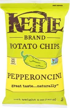 KETTLE BRAND: Potato Chips Pepperoncini, 5 Oz