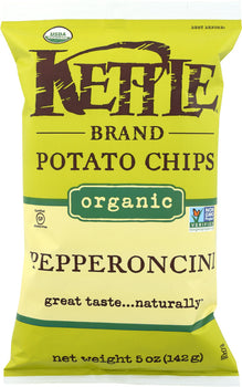 KETTLE FOODS: Pepperoncini Organic Potato Chips, 5 oz