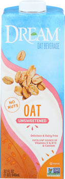 DREAM: Oat Beverage Unsweetened, 32 fo