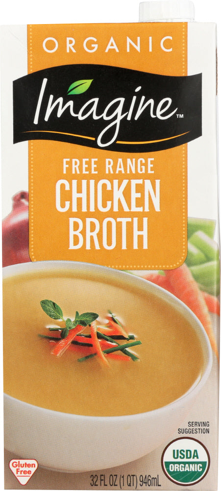 IMAGINE: Organic Free Range Chicken Broth, 32 oz