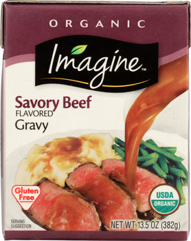 IMAGINE: Organic Savory Beef Flavored Gravy, 13.5 fl oz