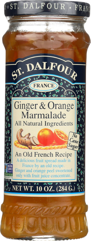 ST DALFOUR: Ginger & Orange Marmalade, 10 oz